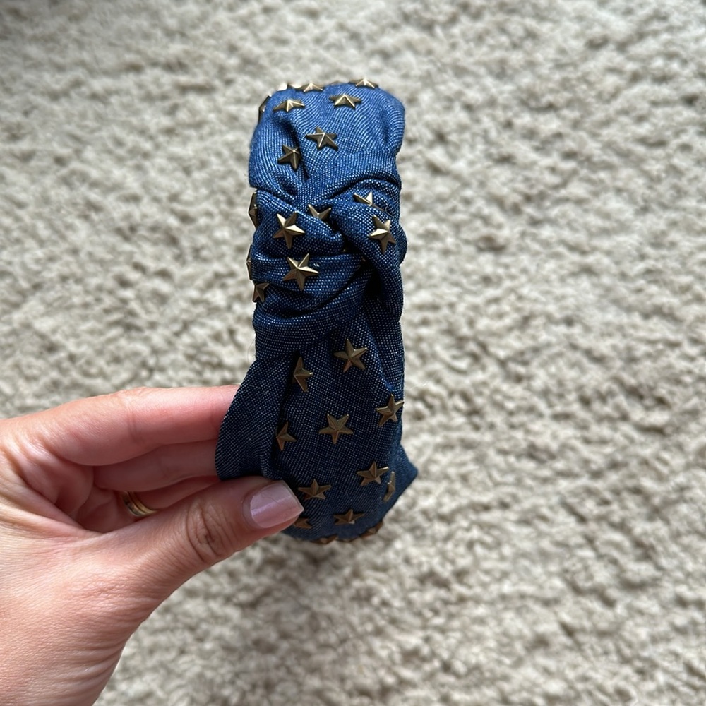 Tasha Denim Stars Headband